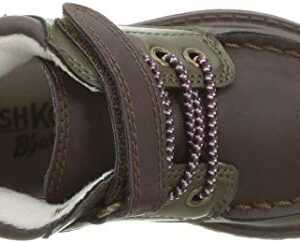 OshKosh B'Gosh Boys' Haslett Ankle Boot, brown, 10 M US Toddler