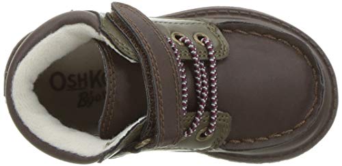 OshKosh B'Gosh Boys' Haslett Ankle Boot, brown, 10 M US Toddler