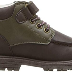 OshKosh B'Gosh Boys' Haslett Ankle Boot, brown, 10 M US Toddler