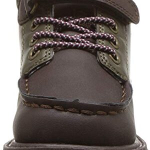 OshKosh B'Gosh Boys' Haslett Ankle Boot, brown, 10 M US Toddler