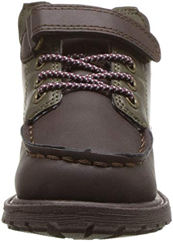 OshKosh B'Gosh Boys' Haslett Ankle Boot, brown, 10 M US Toddler