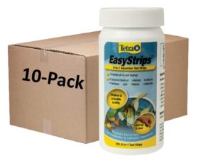 tetra 1000 count easystrips 6-in-1 test strips (pack of 10)