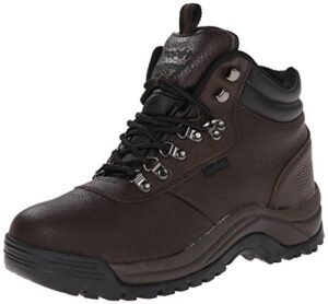 propét men's cliff walker hiking boot, brown crazy horse, 9 medium