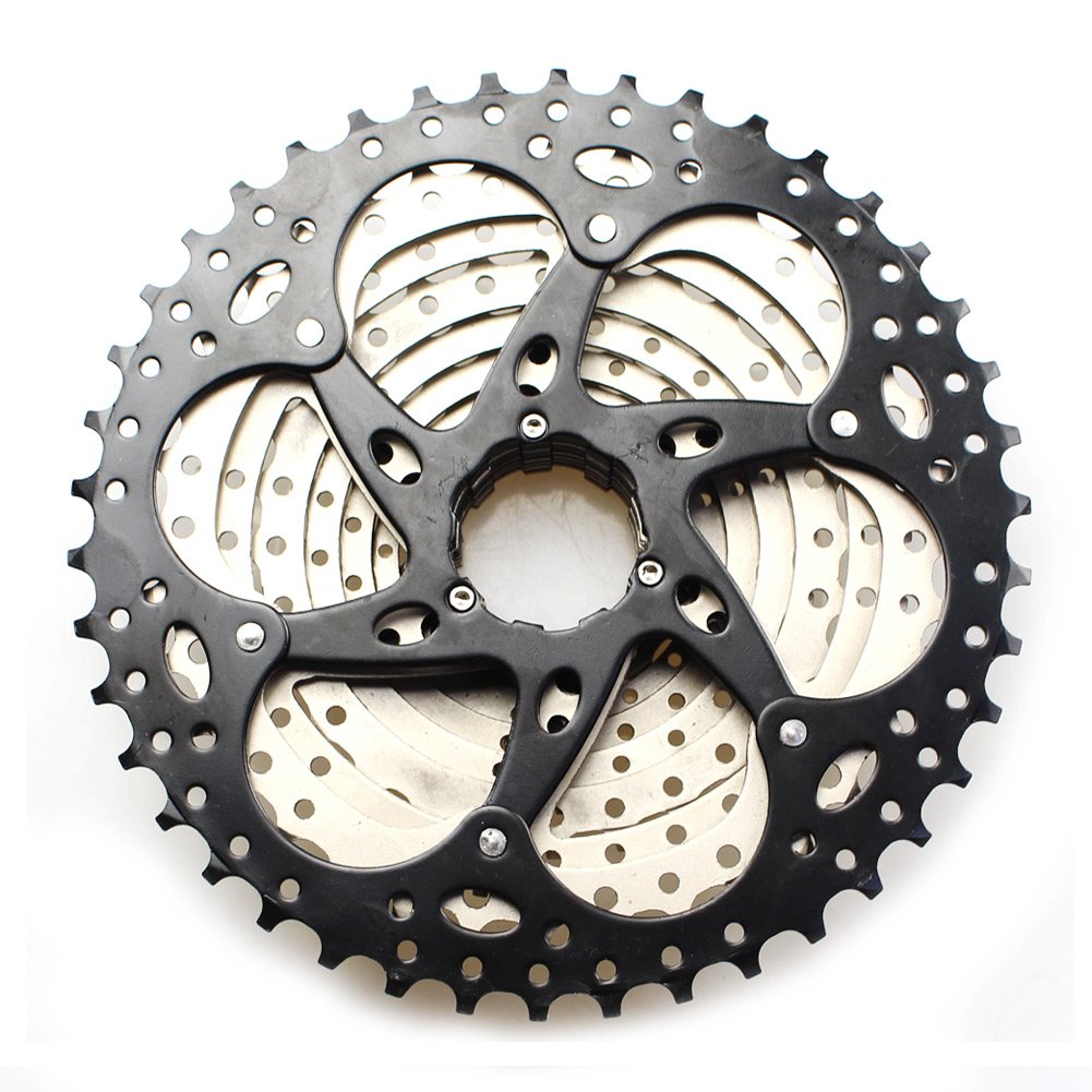 10 Speed Cassette 11-42T MTB Cassette 10 Speed Fit for Mountain Bike, Road Bicycle, MTB, BMX, SRAM, Shimano