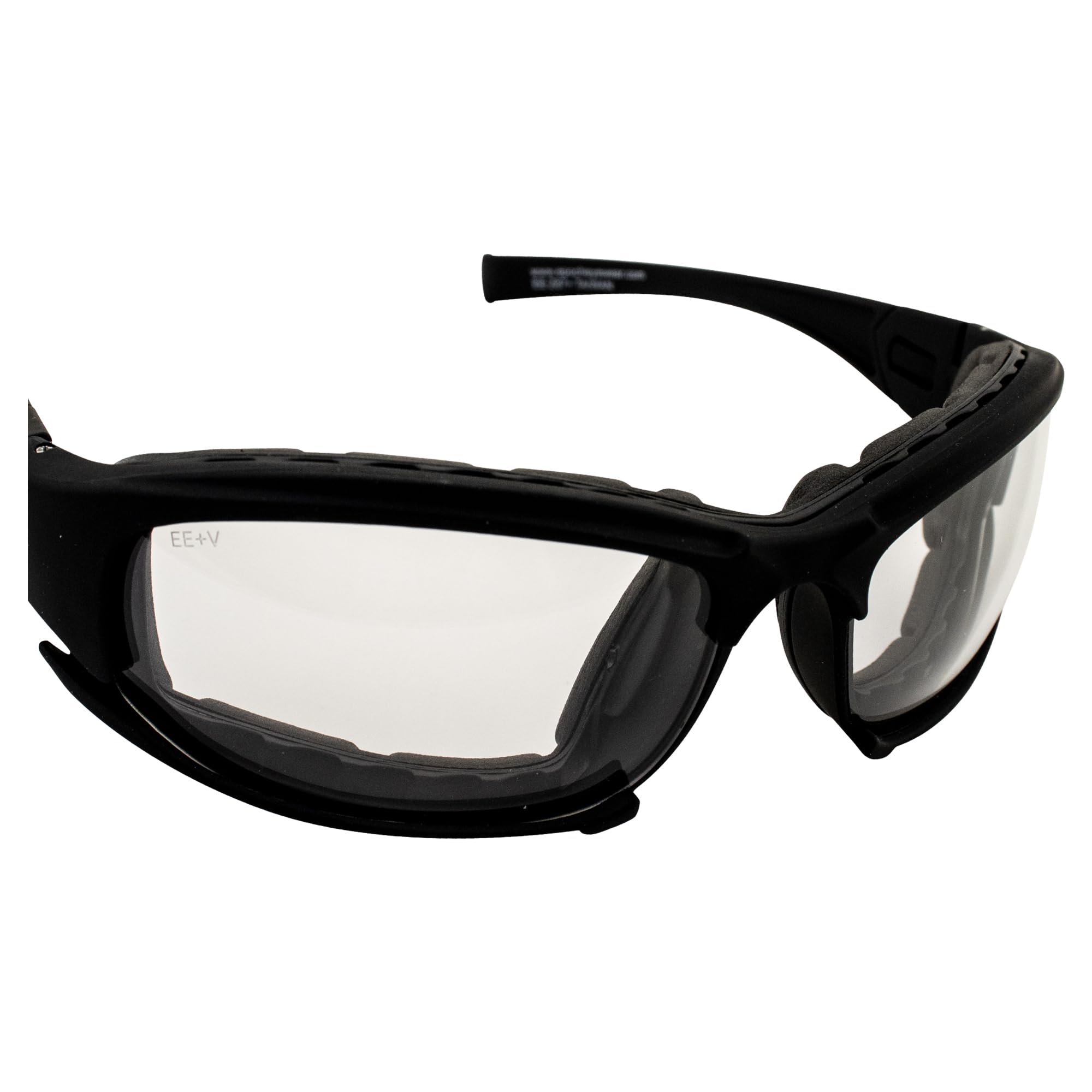 Epoch Hybrid Photochromic Padded Motorcycle Sunglasses Clear to Smoke Lens ANSI Z87.1+