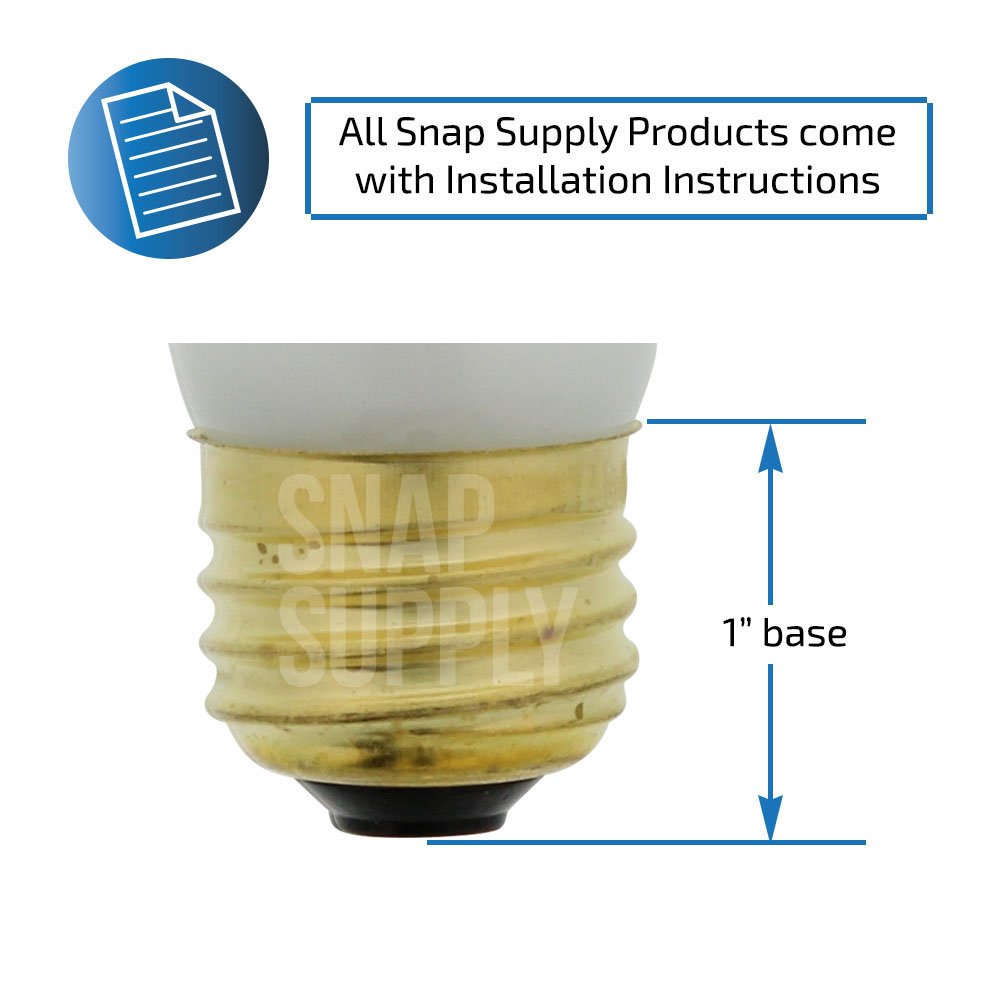 Prysm Incandescent Light Bulb 40-Watt, A15 Appliance Bulb, 40A15