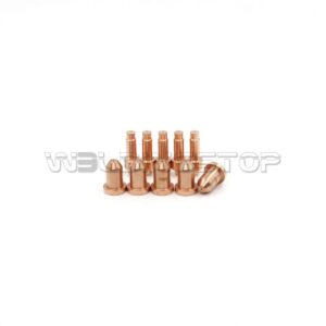 WeldingStop 10 Pieces Plasma Cutting XT40 Torch Consumables Electrode 249926 Nozzle 40A 249928 Tip for Miller