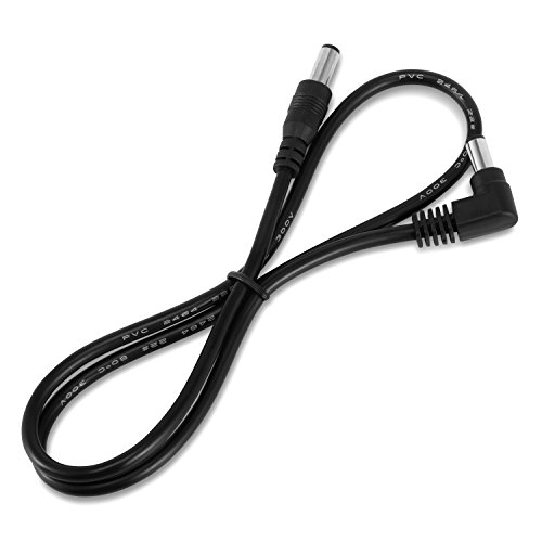 Donner Guitar Pedal Power DC Cable, 60 CM Effect Power Supply Cord - 10 Pack, Male to Male