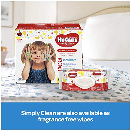 Huggies Simply Clean Baby Wipes, 9 Pack, 576 Sheets Total