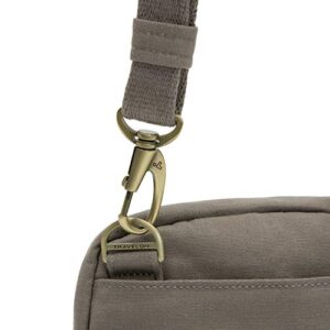 Travelon: Anti-Theft Courier Small N/s Slim Travel Bag - Stone Gray