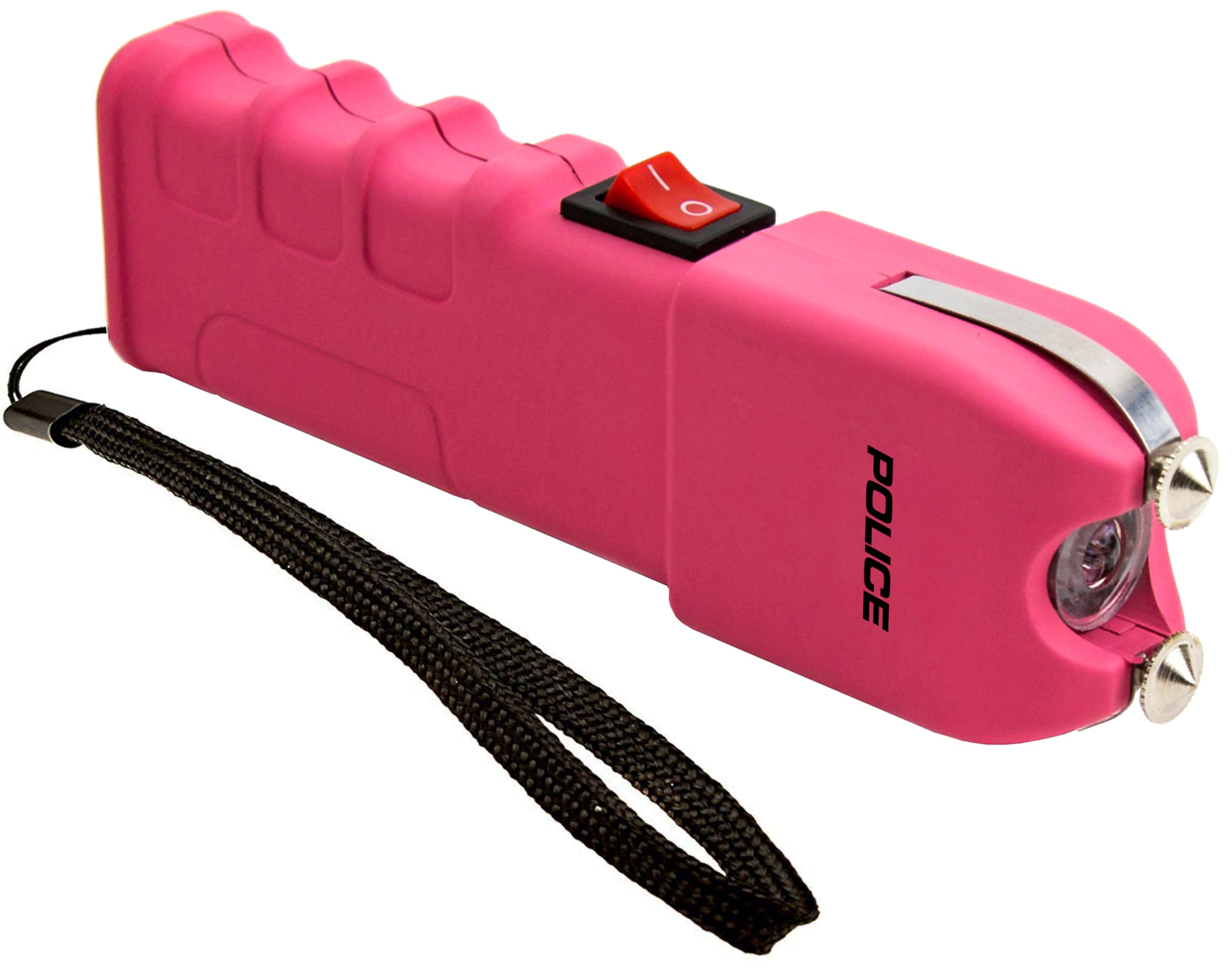 POLICE 928 Stun Gun with LED Flashlight, Pink