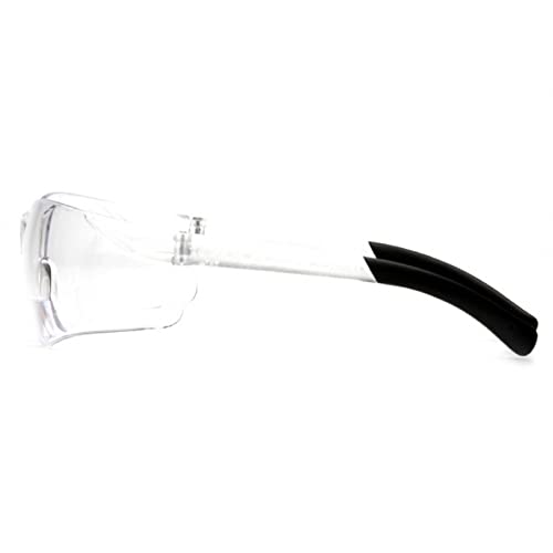 Pyramex Ztek Bifocal Reader Safety Glasses with Clear Lens S2510R25 (3 Pair) (+2.5 Lens)