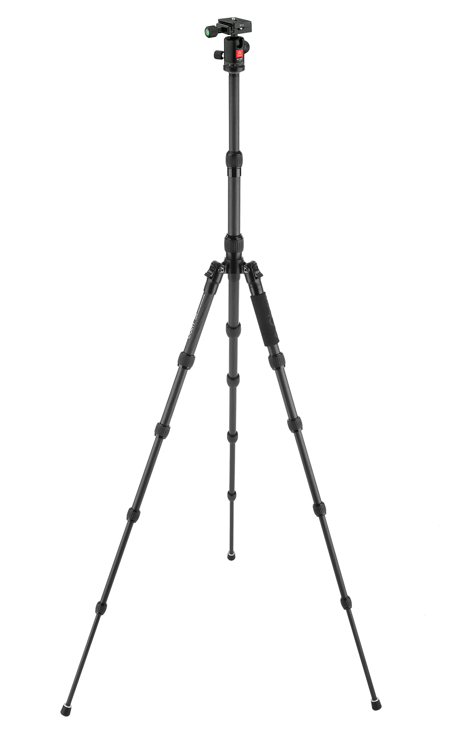 Oben CT-3535 Folding Carbon Fiber Travel Tripod with BE-208T Ball Head