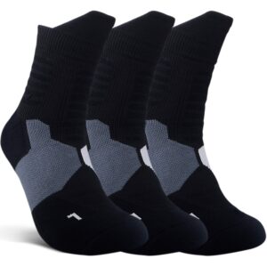 JHM Thick Protective Sport Cushion Elite Basketball Compression Athletic Socks