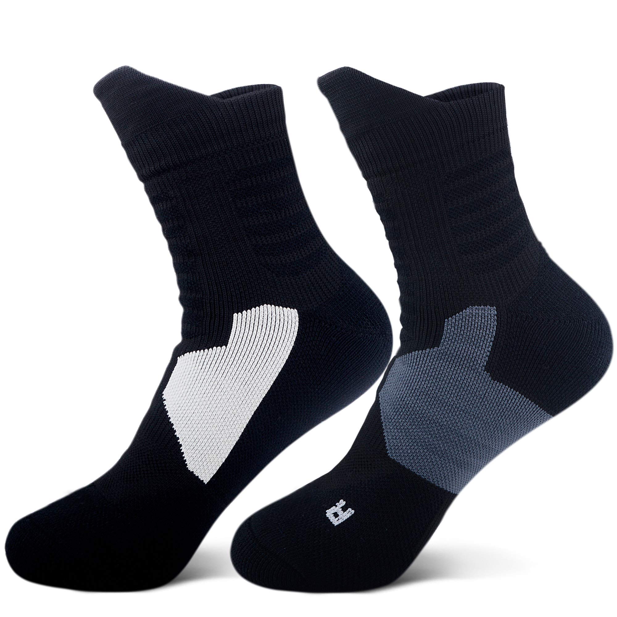 JHM Thick Protective Sport Cushion Elite Basketball Compression Athletic Socks