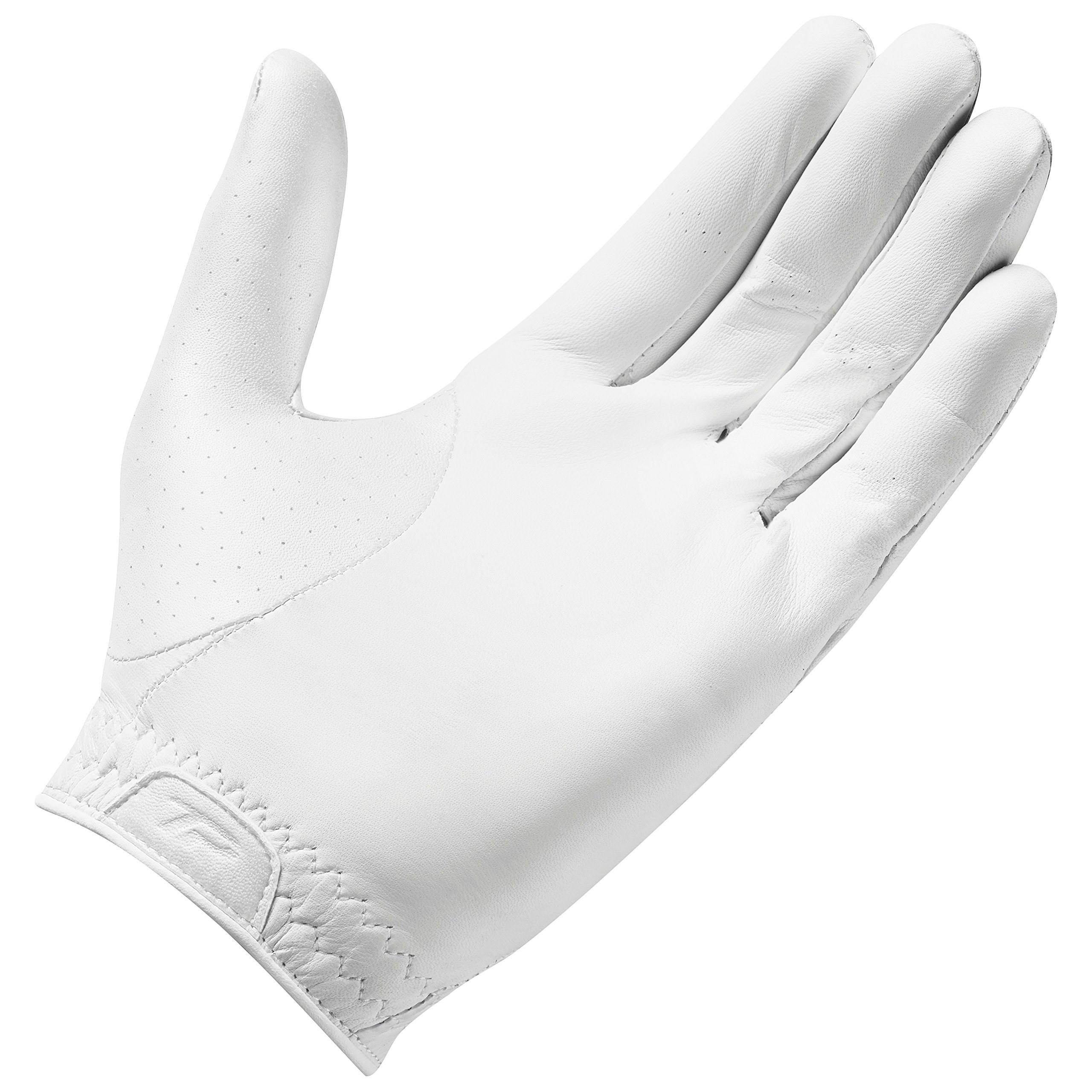 TaylorMade Tour Preferred Glove (White, Right Hand, Medium), White(Medium, Worn on Right Hand), Women's