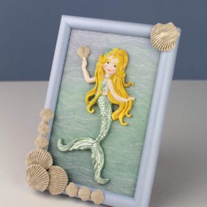 Katy Sue Mermaid Silicone Mold for Cake Decorating, Crafts, Cupcakes, Sugarcraft, Candies, Chocolate, Card Making and Clay, Food Safe Approved, Made in The UK