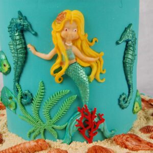 Katy Sue Mermaid Silicone Mold for Cake Decorating, Crafts, Cupcakes, Sugarcraft, Candies, Chocolate, Card Making and Clay, Food Safe Approved, Made in The UK