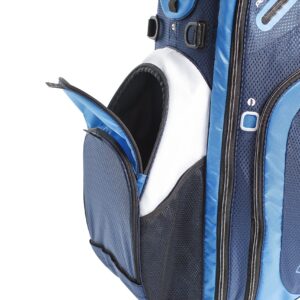 Izzo Golf Versa Ultra-Lite Stand Golf Bag with Exclusive Features, Black/Gray