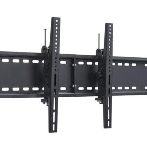 Displays2go, Tri-Mounted Plasma Screen Bracket, Steel Build – Black Finish (MNBD3060S3)