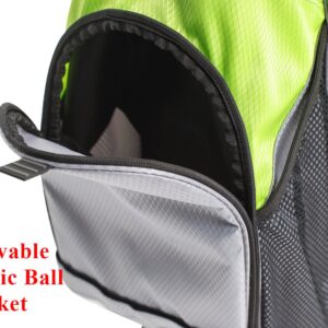 IZZO Golf Lite Grey/Lime/White Walking Ultra Light Perfect with Dual Straps for Easy to Carry Golf Bag