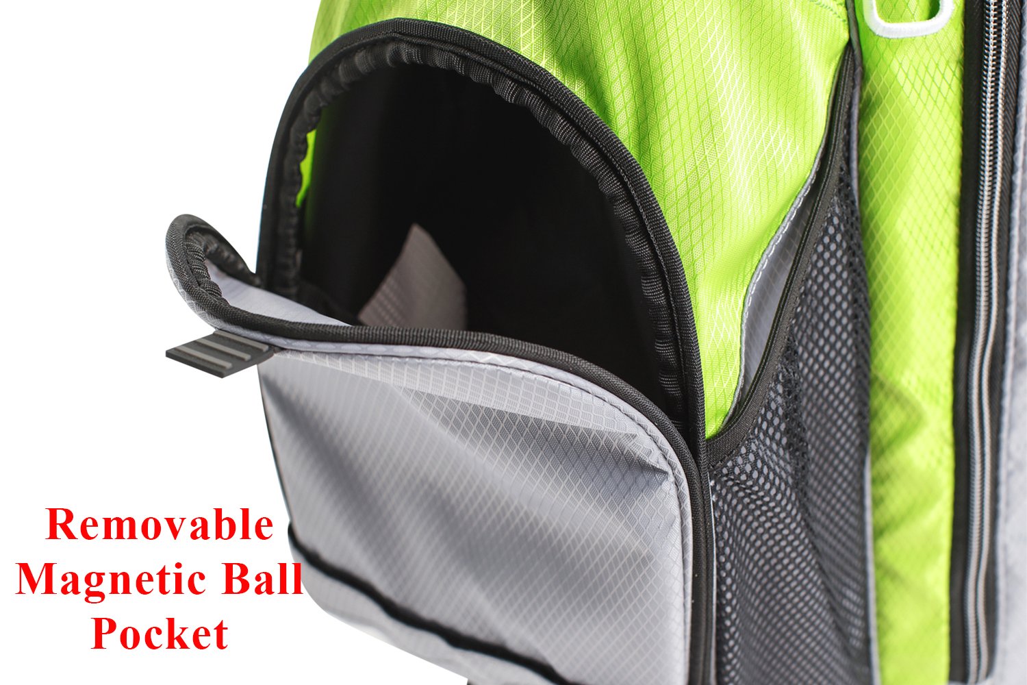 IZZO Golf Lite Grey/Lime/White Walking Ultra Light Perfect with Dual Straps for Easy to Carry Golf Bag