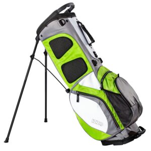 IZZO Golf Lite Grey/Lime/White Walking Ultra Light Perfect with Dual Straps for Easy to Carry Golf Bag