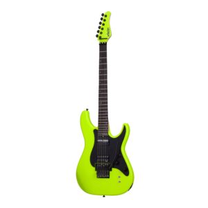 schecter sun valley super shredder with floyd rose and sustaniac - birch green