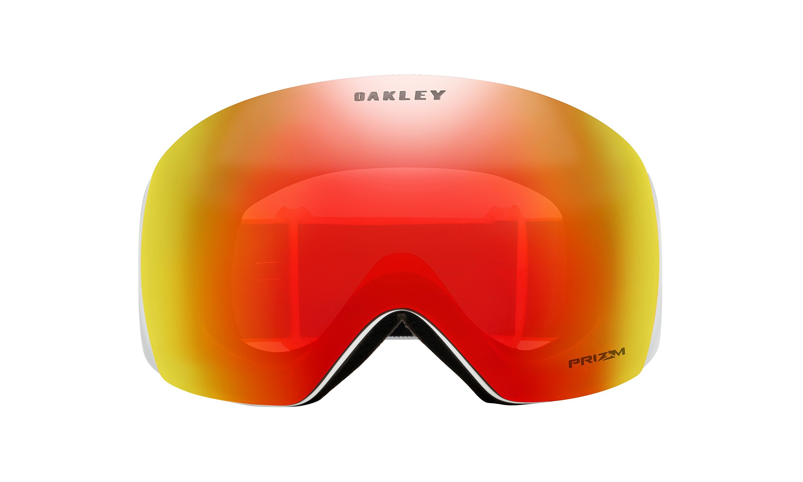 Oakley Flight Deck L Prizm Snow Goggles Matte White With Prizm Torch Lens + Case