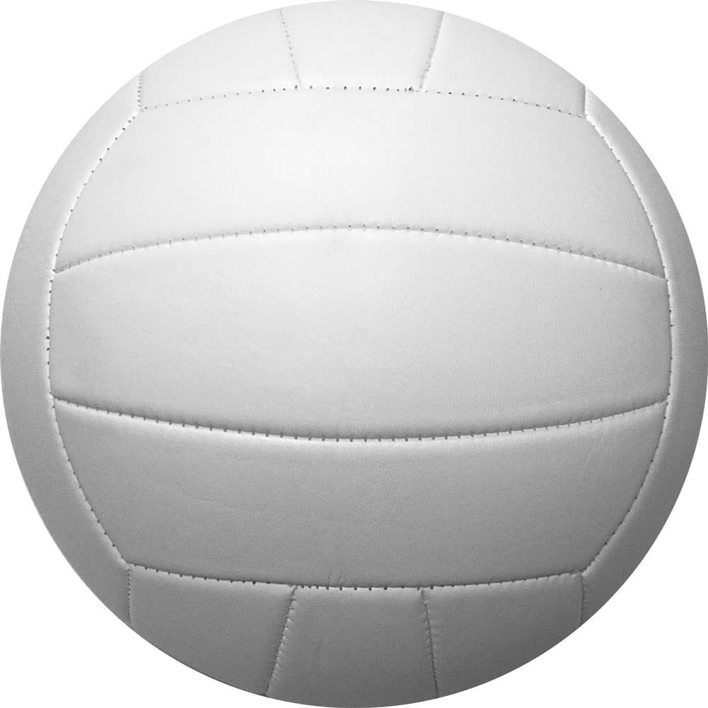 BESTSOCCERBUYS.COM All White Volleyball Ball (Official, One/Single Ball)