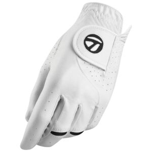 taylormade stratus tech women's glove (white, left hand, large), white(large, worn on left hand)