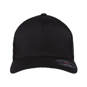 The Hat Pros | Flexfit Ultrafibre Airmesh Fitted Cap (as1, Alpha, l, x_l, Black)