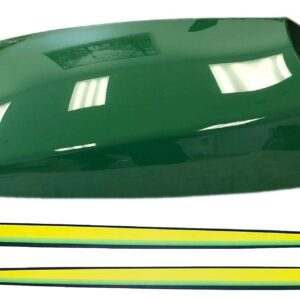 New Kumar Bros USA Upper Hood With LH & RH Decal Set Compatible with JohnDeere LT133 LT155 LT166 LTR155 LTR166