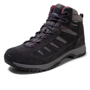 berghaus men's expeditor trek 2.0 waterproof walking boots, black black red b59, 13