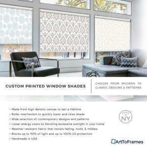 ShadePix Blackout Roller Window Shade Custom 24 x 54 White by WindowPix