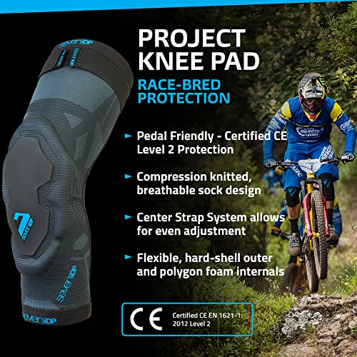 7iDP Project Knee Pads, Grey, Large