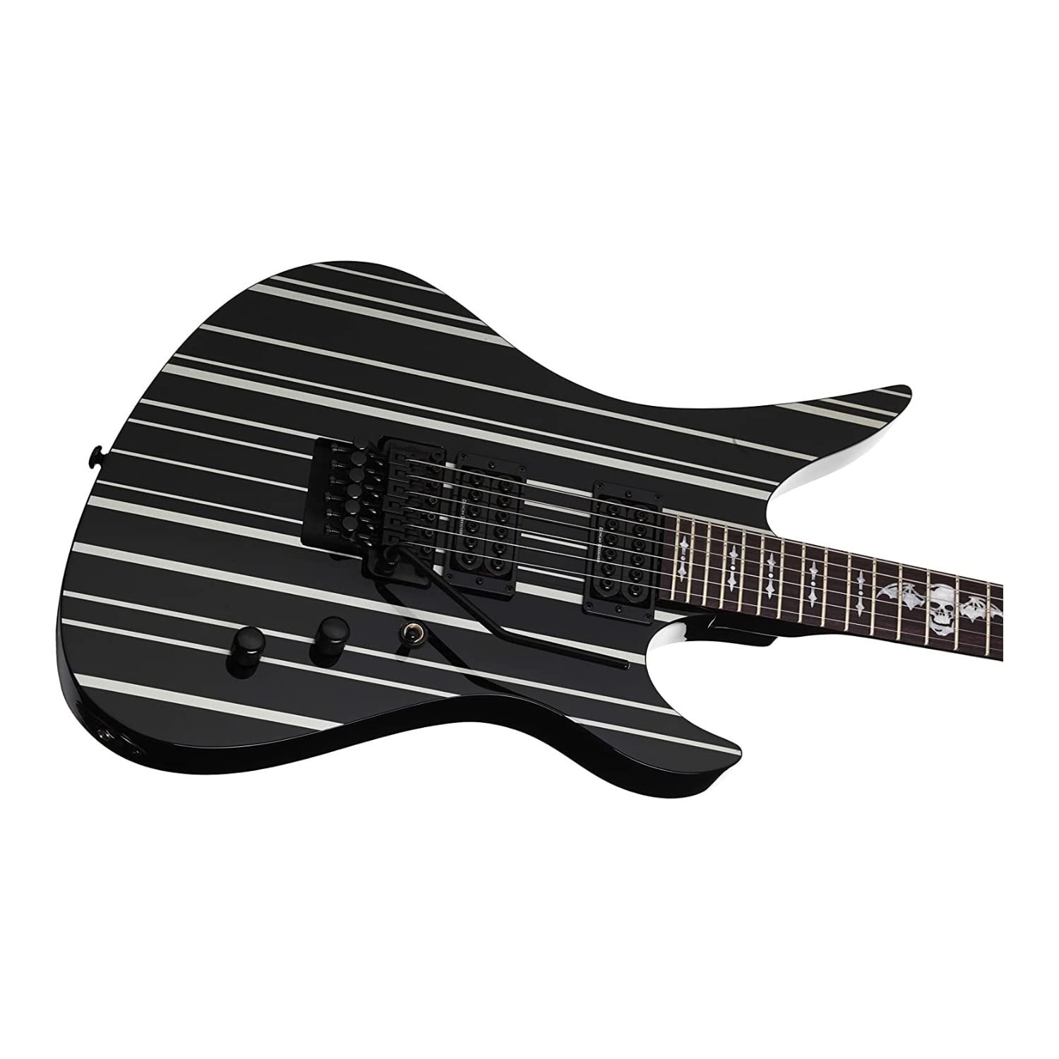 Schecter 6 String Solid-Body Electric Guitar, Gloss Black (1739)