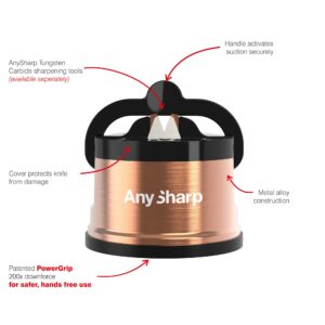 AnySharp Gift Box Pro Knife Sharpener, One Size, Copper