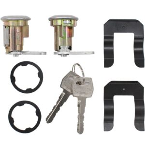 New Pair of Door Lock Cylinder Keys for Ford E-150 E-250 E-350 E-100 Truck Van Granada Mustang Pinto Thunderbird Bronco F-100 F-150 F-250 LTD Maverick Mercury Monarch Bobcat Capri