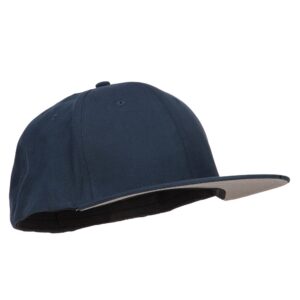 e4Hats.com Big Size Flat Bill Stretchable Fitted Cap - Navy 2XL-3XL