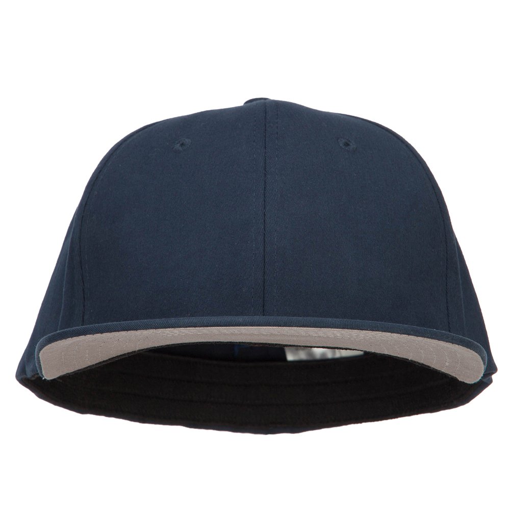 e4Hats.com Big Size Flat Bill Stretchable Fitted Cap - Navy 2XL-3XL