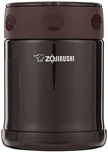 Zojirushi Stainless Steel Food Jar, 11.8-Ounce, Dark Brown