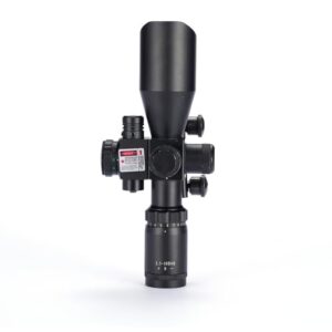 midten 2.5-10x40 red green illuminated mil-dot scope with red/green laser combo - green lens color & mounts