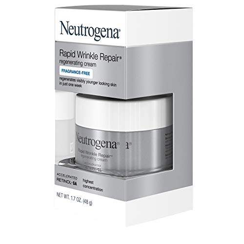 Neutrogena Rapid Wrinkle Repair Cream 1.7 Ounce Fragrance-Free (50ml) (2 Pack)