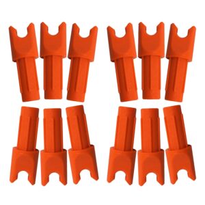 ravin r136 replacement nocks for use exclusively with ravin branded crossbow arrows, orange