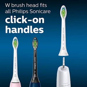 Philips Sonicare Genuine W DiamondClean Replacement Toothbrush Heads, 2 Brush Heads, White, HX6062/65