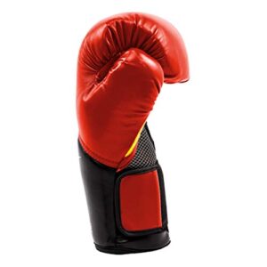 Everlast Pro Style Elite Workout Training Boxing Gloves Size 14 Ounces, Red