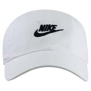 NIKE Sportswear Unisex H86 Futura Cap, White/White/Black, One Size