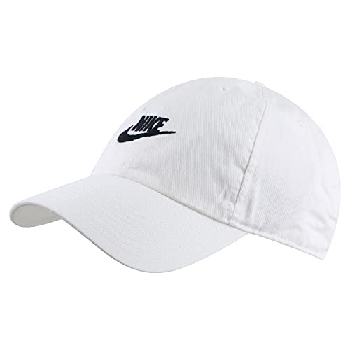 NIKE Sportswear Unisex H86 Futura Cap, White/White/Black, One Size