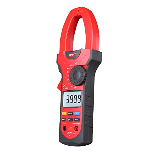 UNI-T 1000A Auto Range True RMS Digital Clamp Meter UT208A 4000 Display Count 3/s Sampling Rate K-type Resistence, Capacitance, Frequency, Temperature, AC/DC Current and Voltage